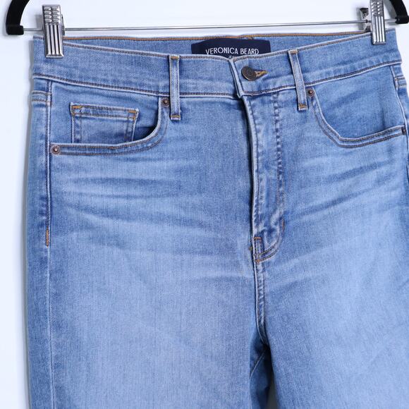 VERONICA BEARD NWT Carson Kick Flare Jean Amethyst Ankle High Rise Women's 29 - Picture 6 of 12